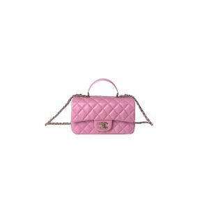 CHANEL Mini Classic Handbag With Top Handle