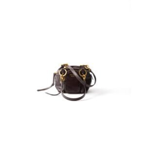 Prada Dangle leather top-handle mini-bag(HIGH-END GRADE)