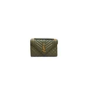 YSL envelope medium in grained leather