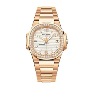 Patek Philippe Nautilus 7118/1200R-001 “Rose Gold Diamond Bezel” Luxury Clone Quality