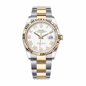 Rolex Datejust 126300 “White Roman Dial” Authentic Copy 1:1
