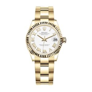 Rolex Datejust 278278 Yellow Gold Fluted Bezel Top Replica 1:1