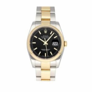 Rolex Datejust Yellow Gold Black Dial 116203 “Oyster” Master Clone Quality