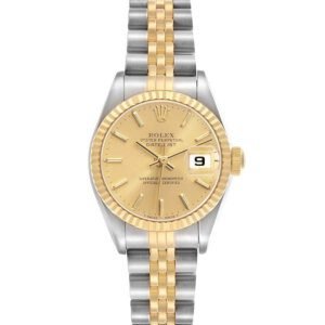 Rolex Datejust 79173 Ladies Watch Steel Yellow Gold Champagne Dial Luxury Women’s Watch