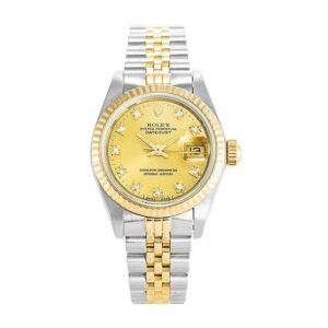 Rolex Datejust Yellow Gold Steel Diamond Dial 69173 “Jubilee” High-End Replica 1:1