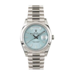 Rolex Day-Date 228206 “Ice Blue Baguette” Premium Duplicate